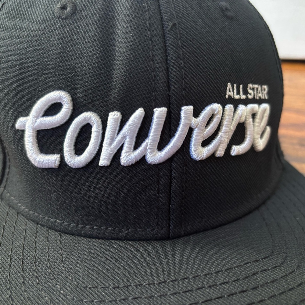 Converse Black Snapback Cap
